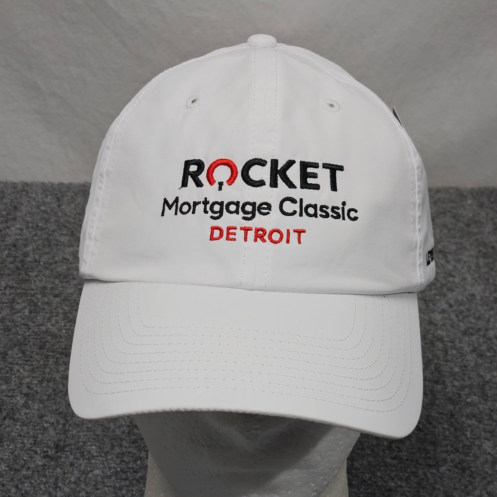 Rocket Mortgage‎ Classic Detroit Hat PGA Golf Levelwear White Athleisure Active